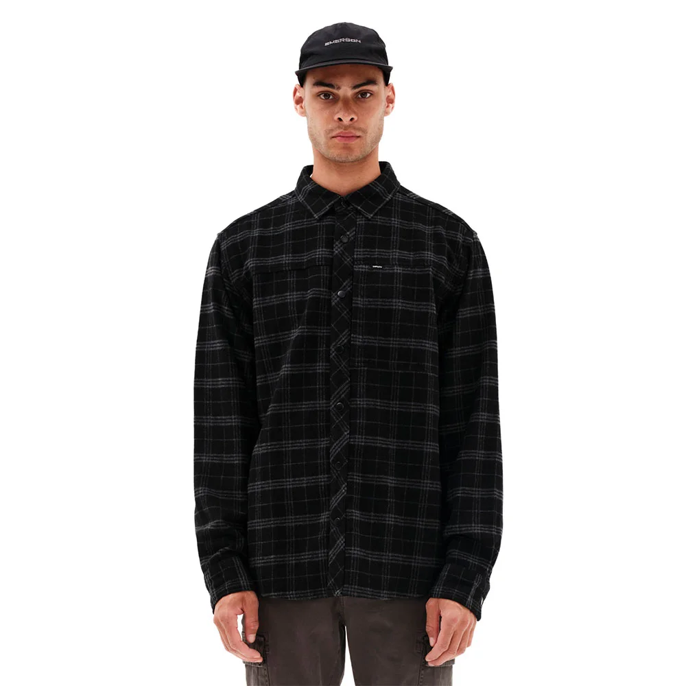 Φωτογραφία προϊόντος: Emerson Genius Emerson 232.EM60.60 Overshirt Black Grey
