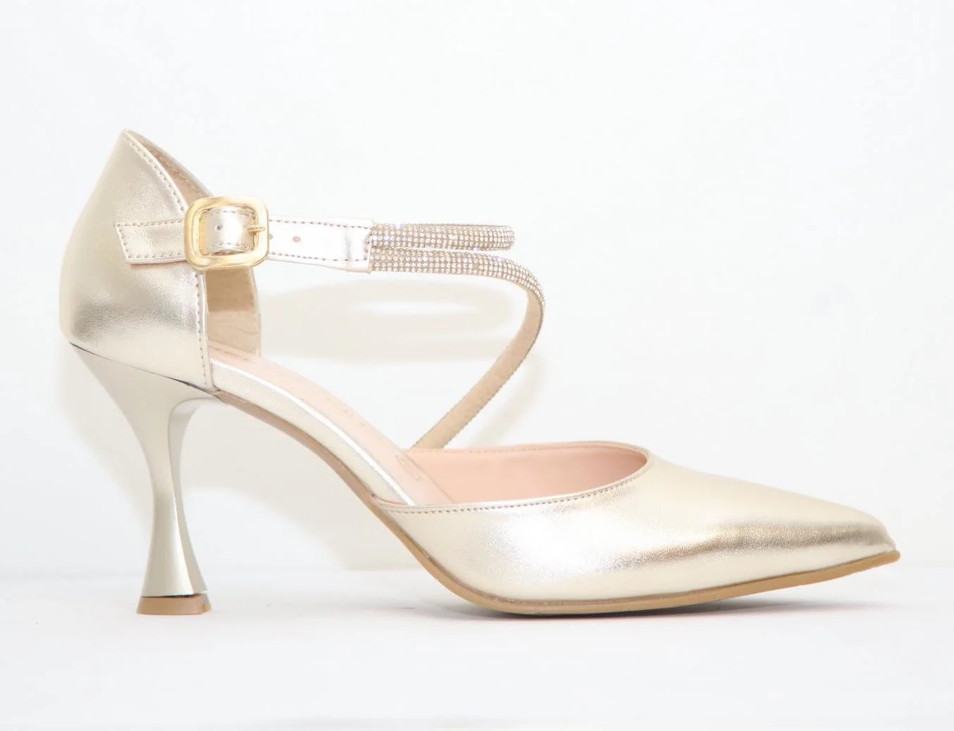 Φωτογραφία προϊόντος: Anteos Shoes 0780 Γυναικεία Γόβα Eco σε Χρυσό χρώμα