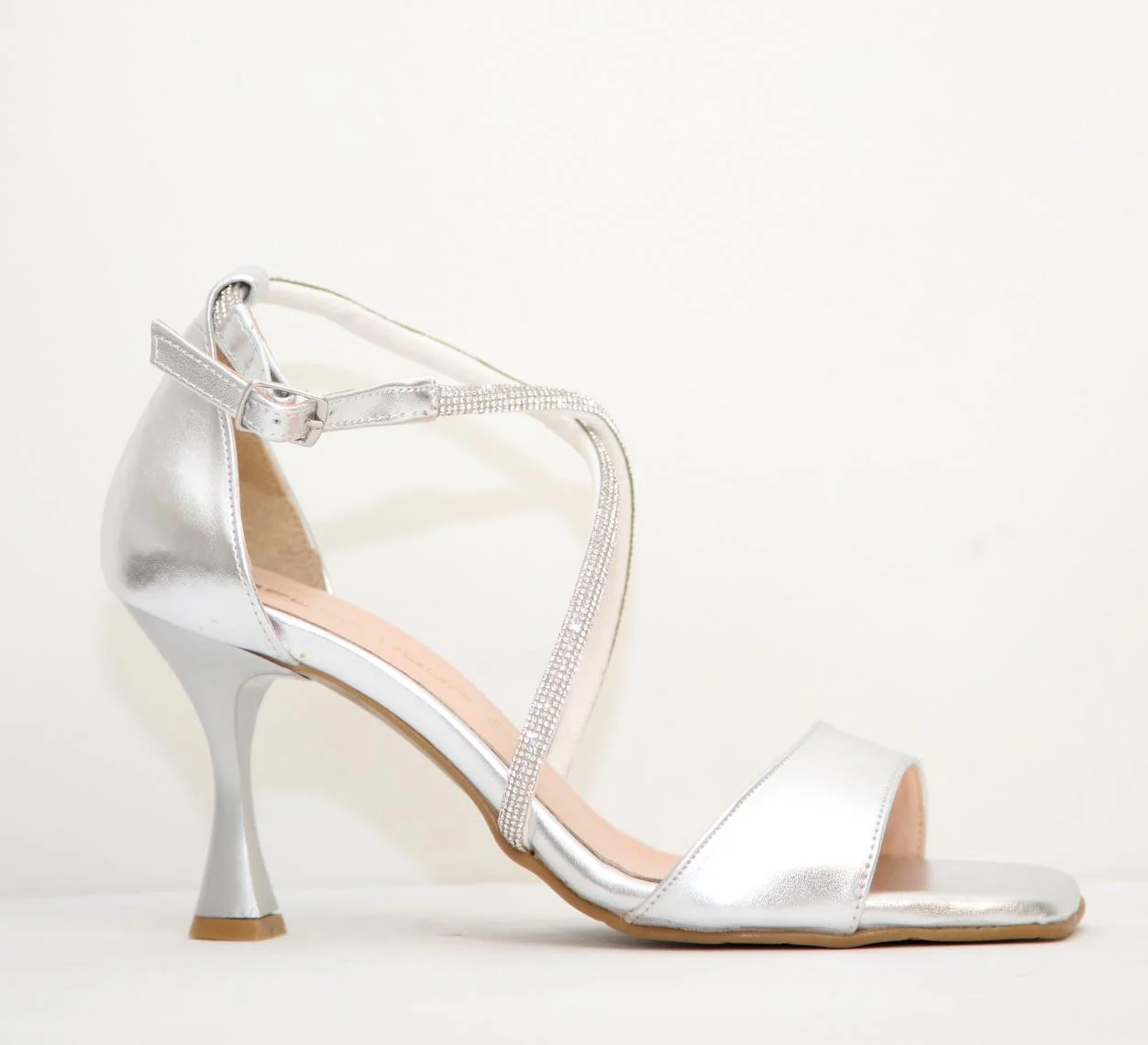 Φωτογραφία προϊόντος: Anteos Shoes 0753 Γυναικεία Πέδιλα Eco σε Ασημί χρώμα