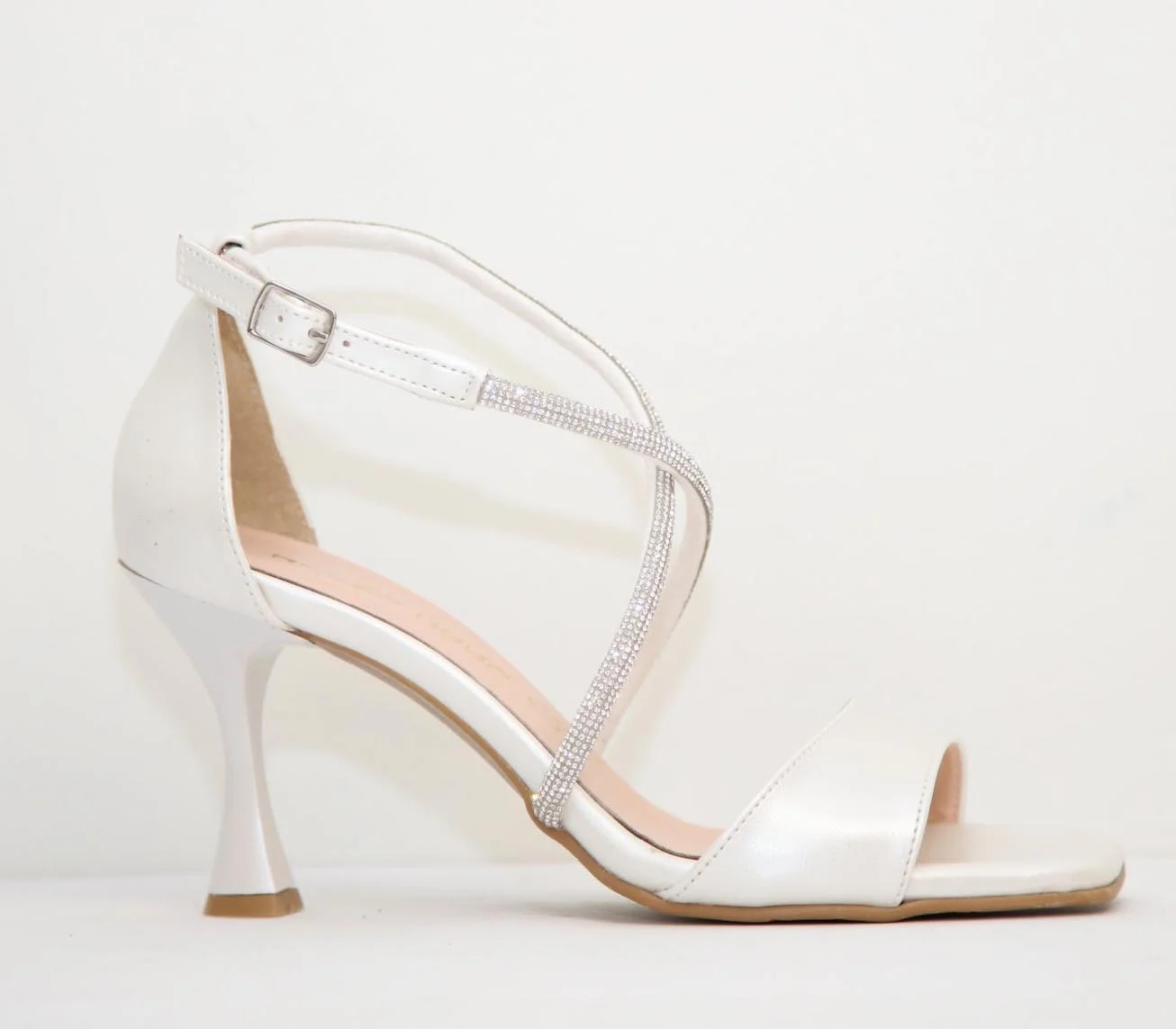 Φωτογραφία προϊόντος: Anteos Shoes 0753 Γυναικεία Πέδιλα Eco σε Ιβουάρ Πέρλα χρώμα