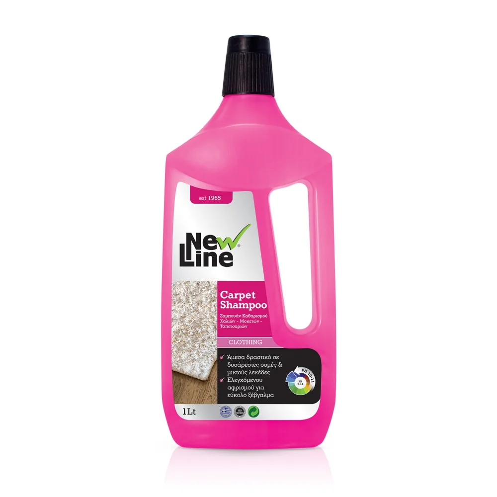 Φωτογραφία προϊόντος: New Line Carpet Shampoo Σαμπουάν καθαρισμού χαλιών 1L