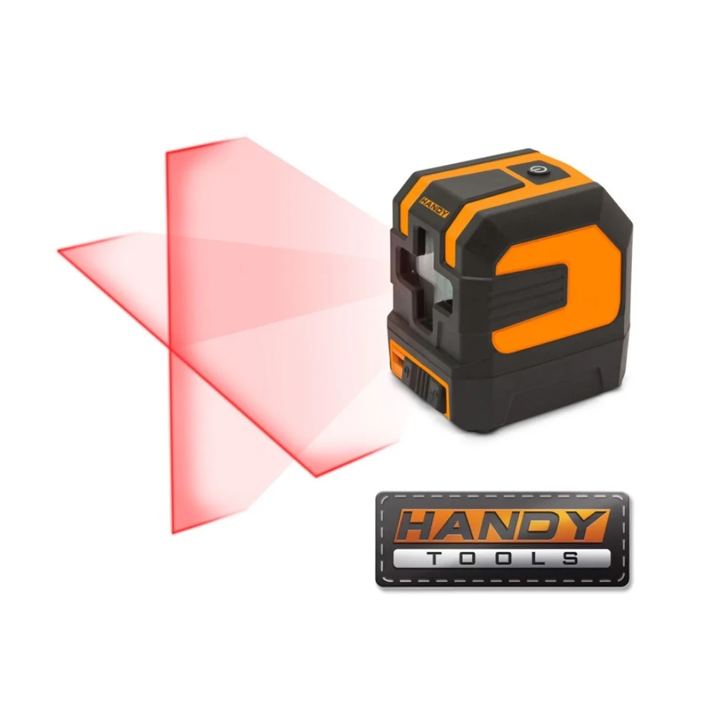 Φωτογραφία προϊόντος: HANDY Αλφάδι Laser Σταυρού Αυτοαλφαδιαζόμενο Εμβέλειας 10m