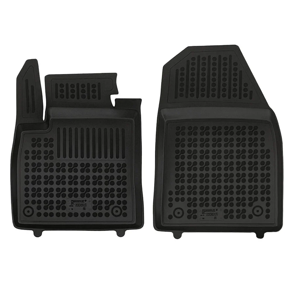 Φωτογραφία προϊόντος: Ford Transit Courier (2023+) front with an extra material λαστιχένια μαύρα πατάκια σκαφάκια Rezaw Plast - 2τμχ