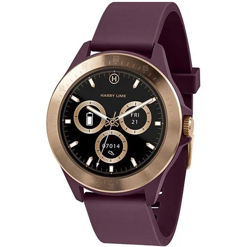 Φωτογραφία προϊόντος: OEM HARRY LIME Digital Smartwatch Purple Rubber Strap HA07-2016