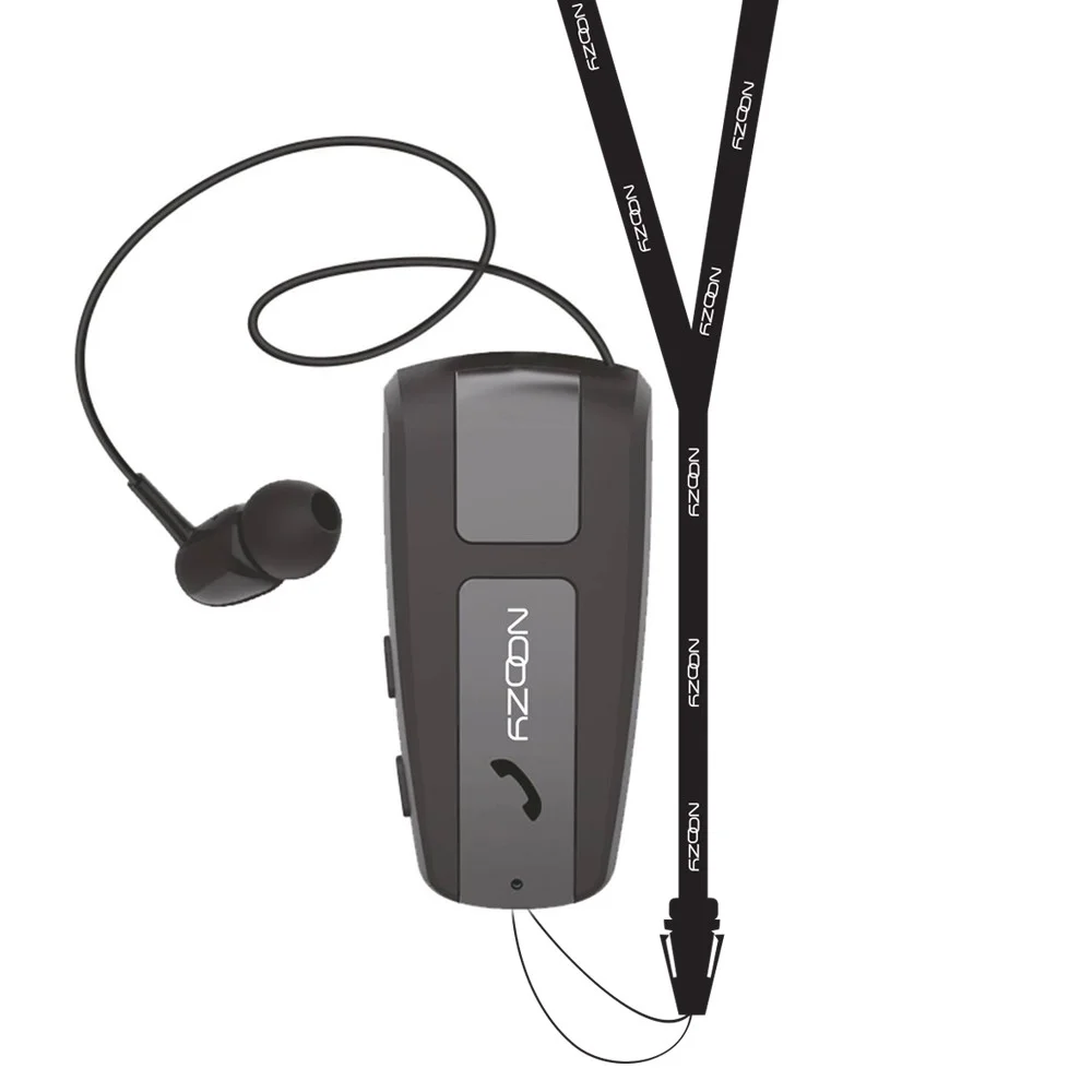 Φωτογραφία προϊόντος: Bluetooth Hands Free Noozy Roller BH68 V.5.0 με Δόνηση και Strap Λαιμού Multi Pairing Μαύρο