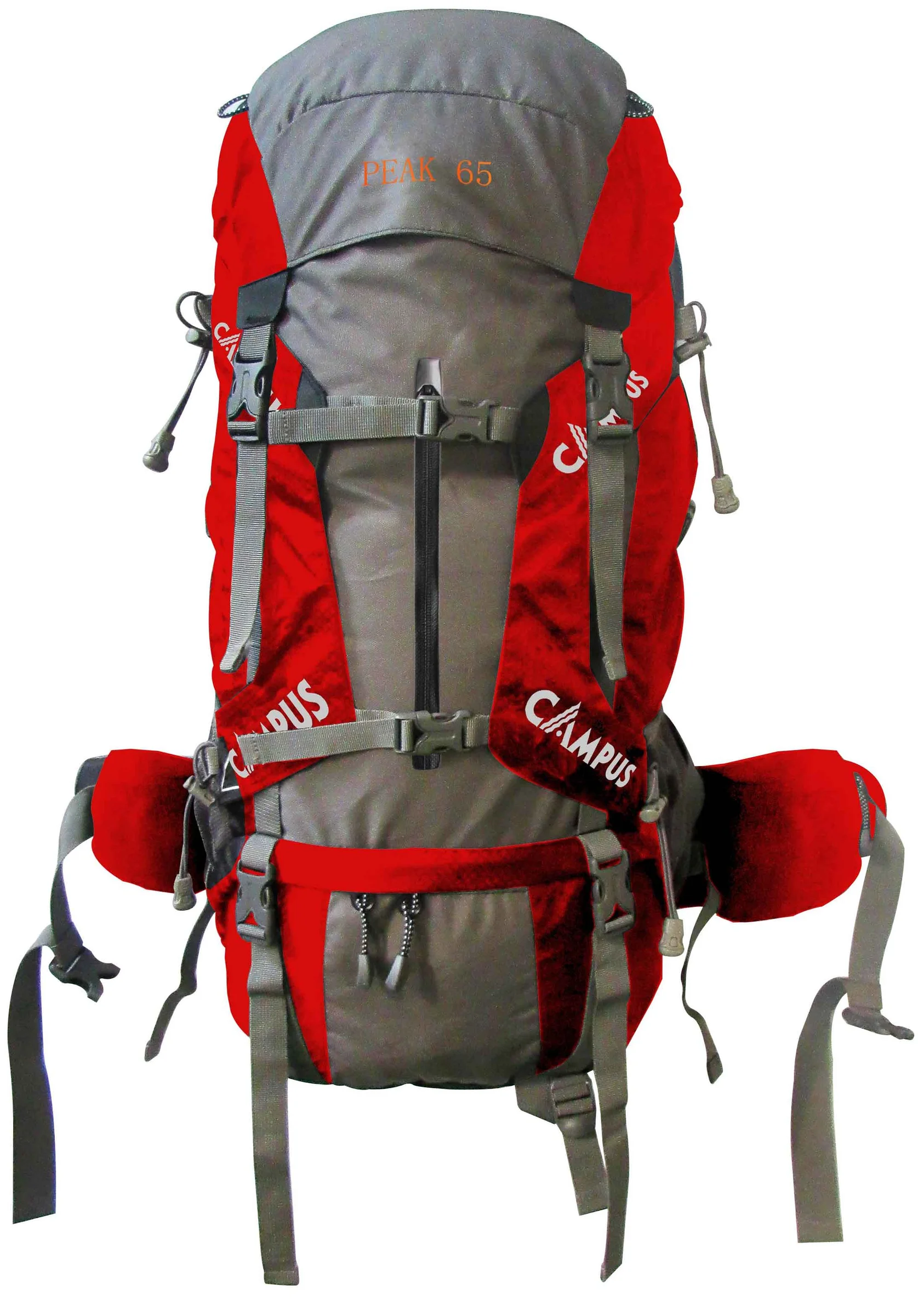Φωτογραφία προϊόντος: VELCO CAMPUS ΣΑΚΙΔΙΟ ΠΛΑΤΗΣ PEAK 65 Lt. ΚΟΚΚΙΝΟ-ΓΚΡΙ