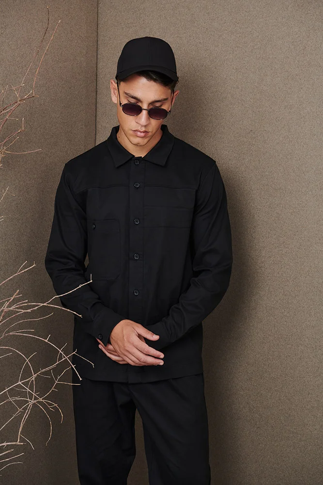 Φωτογραφία προϊόντος: P/COC P-1755 μαύρο jacket με κοψίματα