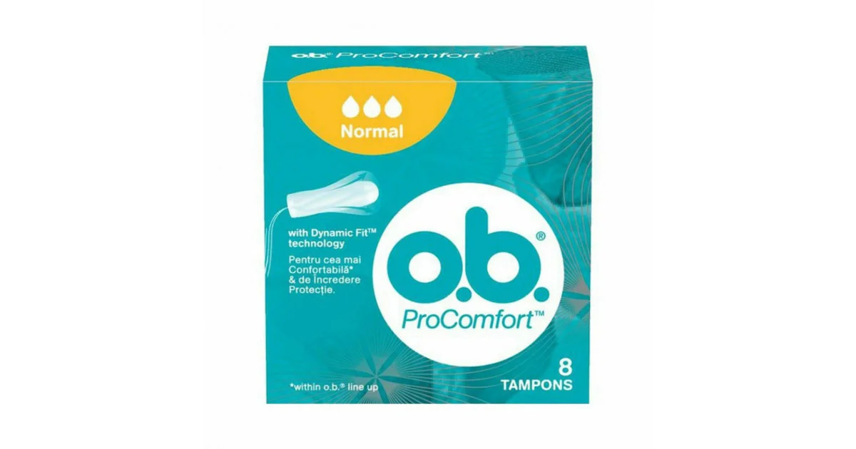 Φωτογραφία προϊόντος: O.B. Ταμπόν ProComfort Normal για Κανονική Ροή 8τμχ