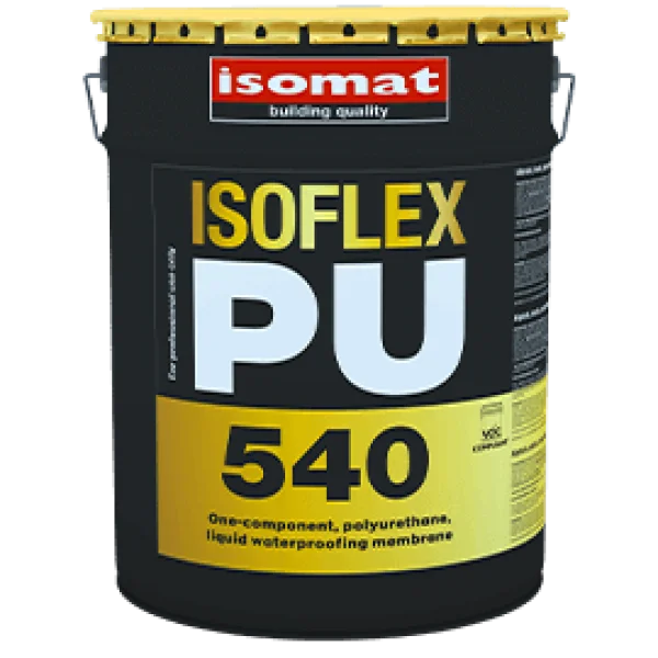 Φωτογραφία προϊόντος: ISOMAT ISOFLEX-PU 540 Πολυουρεθανικό, επαλειφόμενο στεγανωτικό ενός συστατικού, για στεγανοποίηση κάτω από πλακάκια.25 KGR