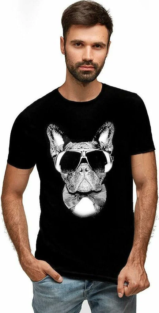 Φωτογραφία προϊόντος: Prime T-Shirt Μαύρο με σχέδιο Cool Dog 5027-1
