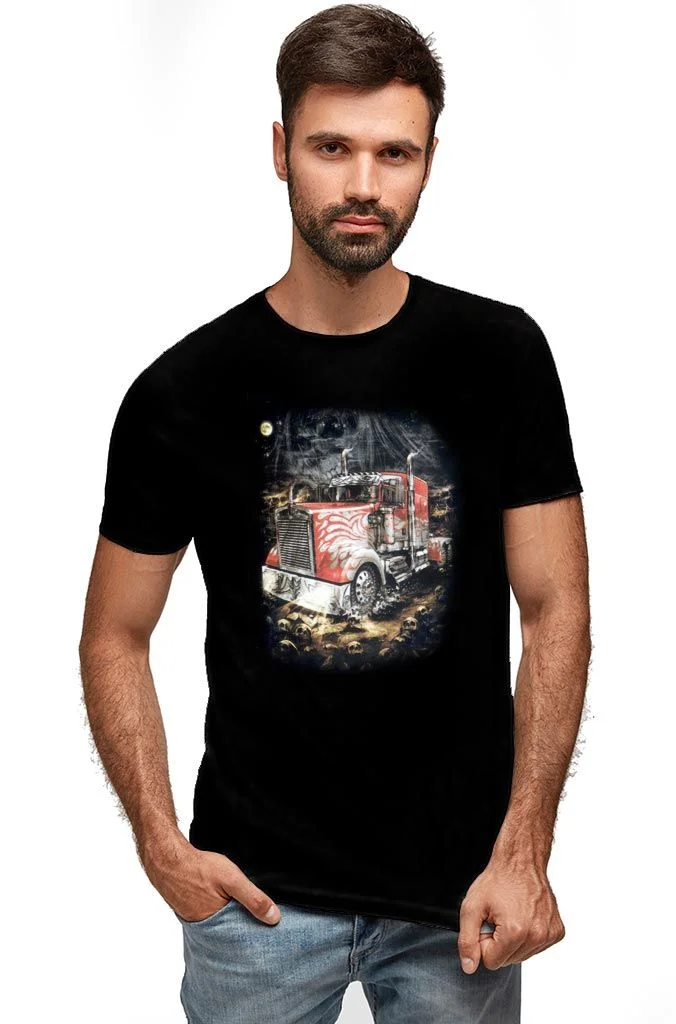Φωτογραφία προϊόντος: Prime T-Shirt Μαύρο με σχέδιο Φορτηγό 5000