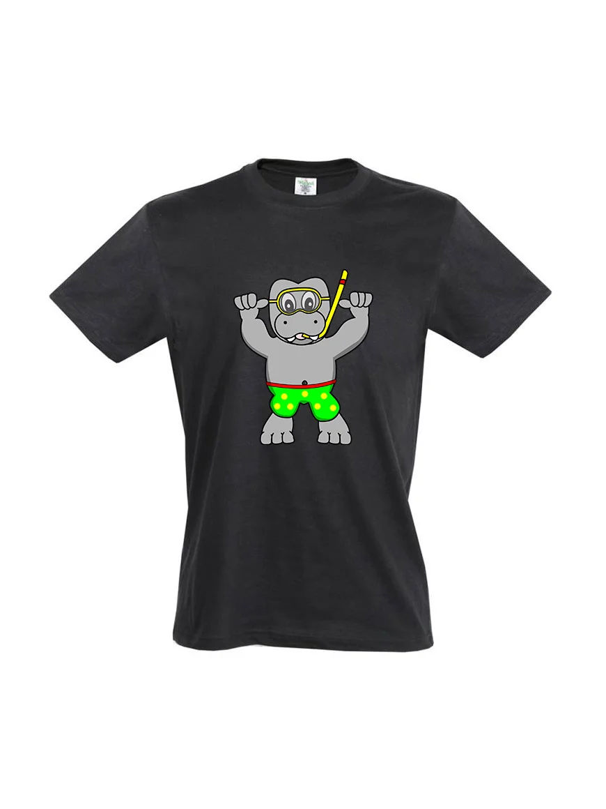 Φωτογραφία προϊόντος: Happy Hippo T-shirt 312 BLACK