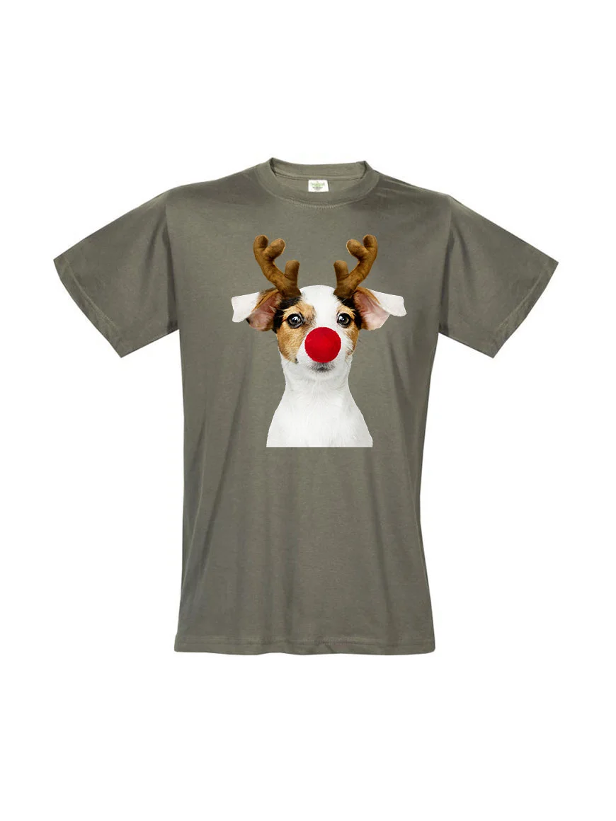 Φωτογραφία προϊόντος: Christmas Dog T-shirt 268 KHAKI