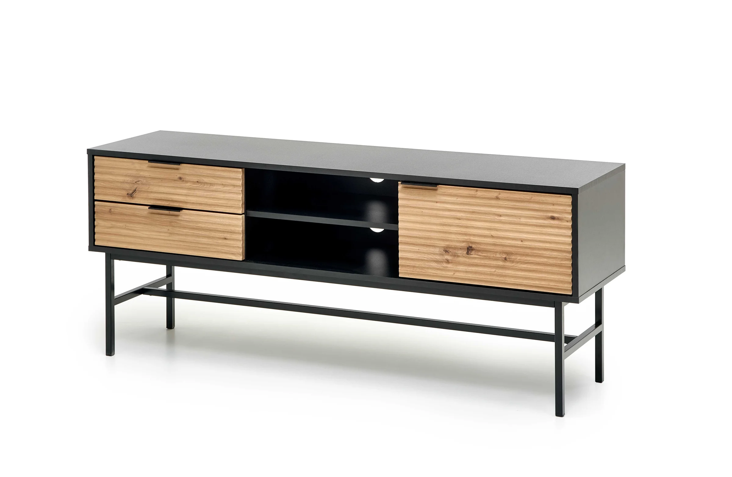 Φωτογραφία προϊόντος: MURANO RTV-1 TV-stand, color: artisan oak/black DIOMMI V-PL-MURANO-RTV-1