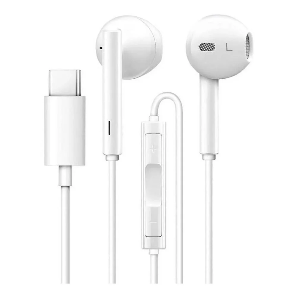 Φωτογραφία προϊόντος: . Original Stereo Headset Huawei CM33 USB typ C white bulk