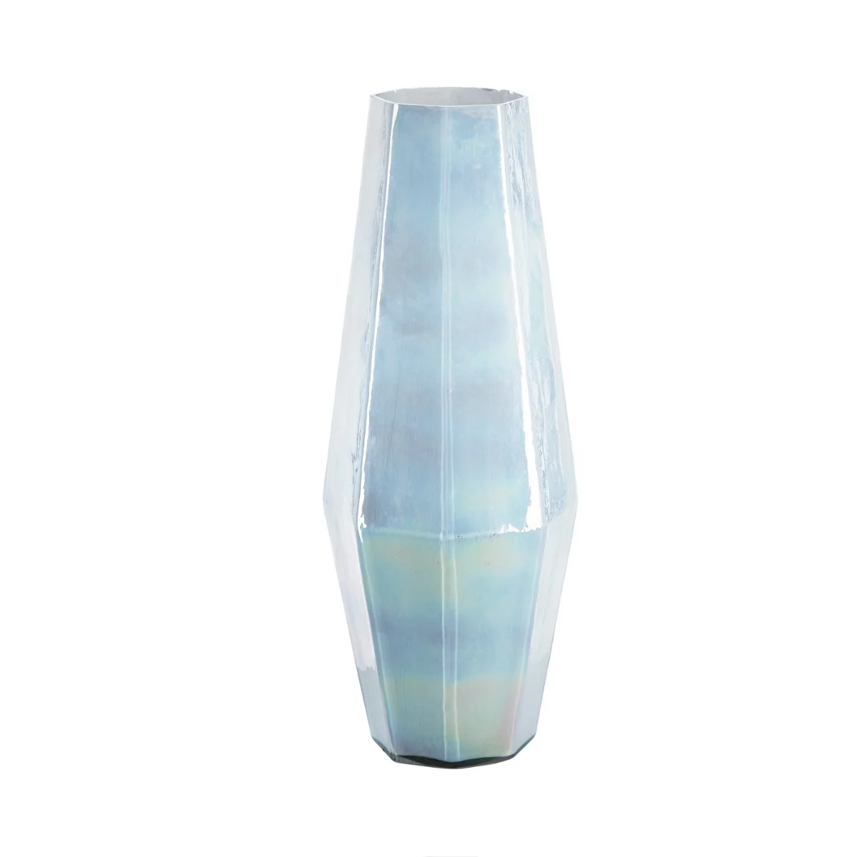 Φωτογραφία προϊόντος: Artekko Aqua Διακοσμητικό Βάζο Γυάλινο Γαλάζιο (17.5x17.5x51)cm - Γυαλί - 17Μx17Π