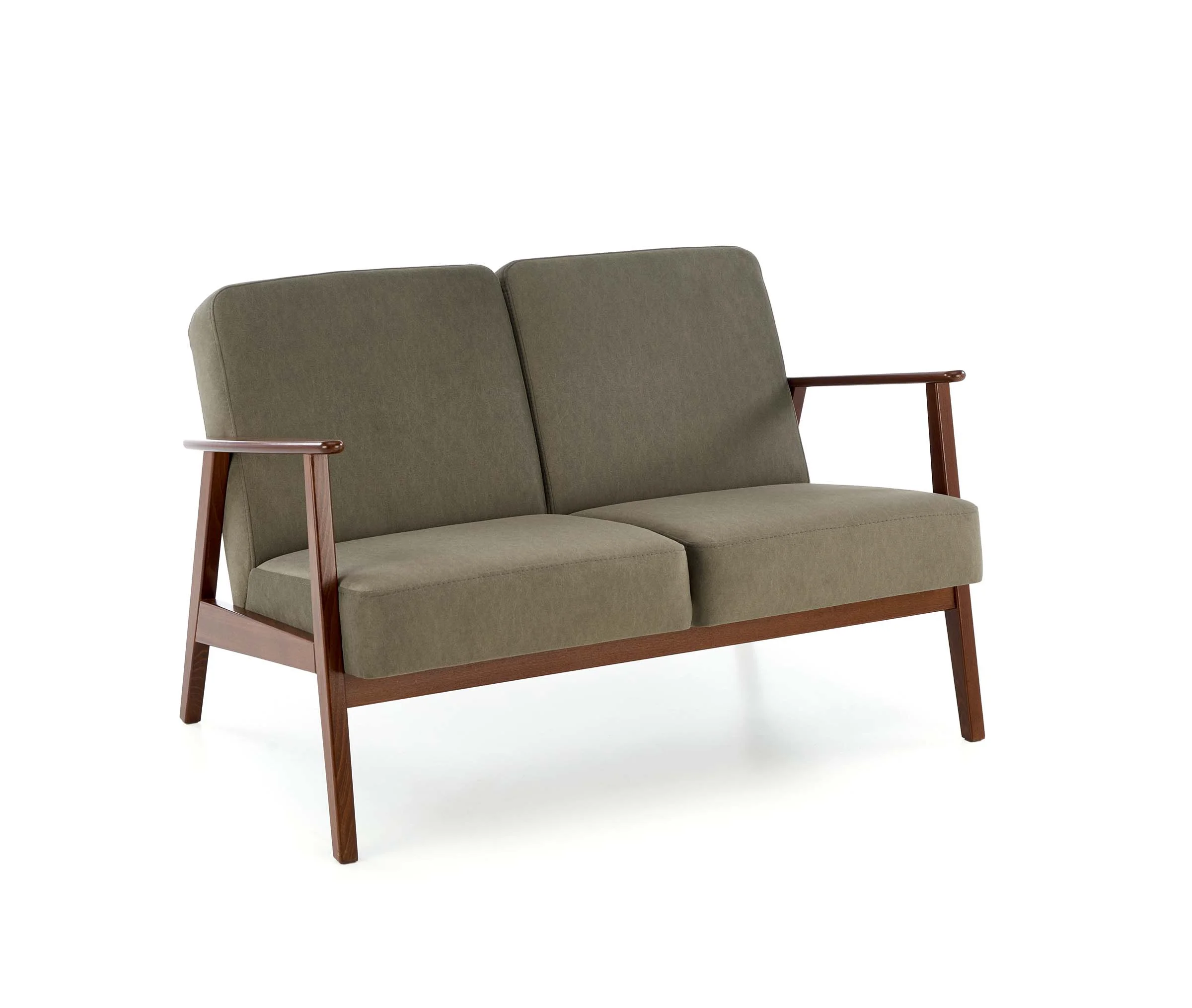 Φωτογραφία προϊόντος: DIOMMI MILANO 2S sofa, olive CASTEL#39 / dark walnut