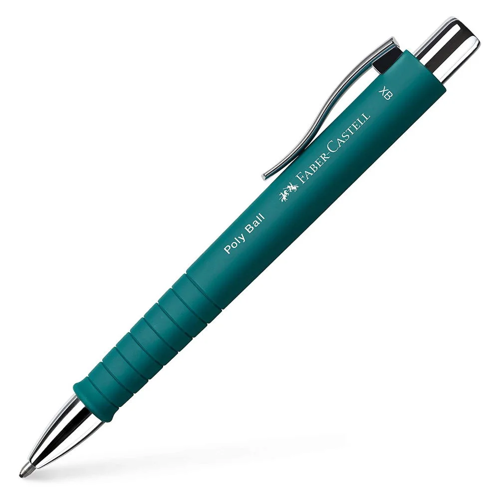 Φωτογραφία προϊόντος: Στυλό Poly ball XΒ Emerald Green Faber Castell
