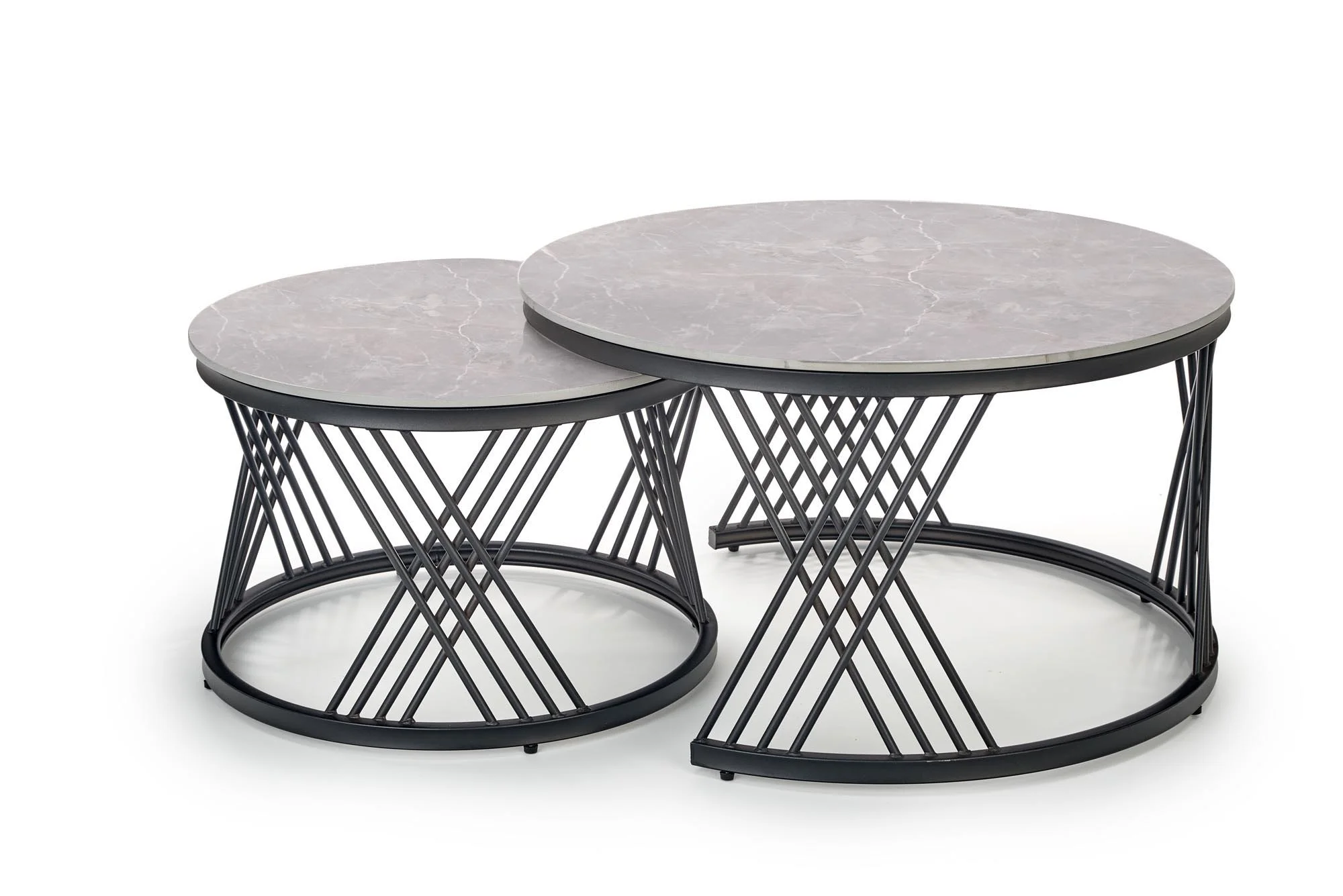 Φωτογραφία προϊόντος: DIOMMI FLAMINGO set of 2 coffee tables, grey marble