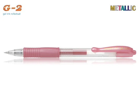 Φωτογραφία προϊόντος: Στυλό pilot G2 metallic 0.7 ροζ