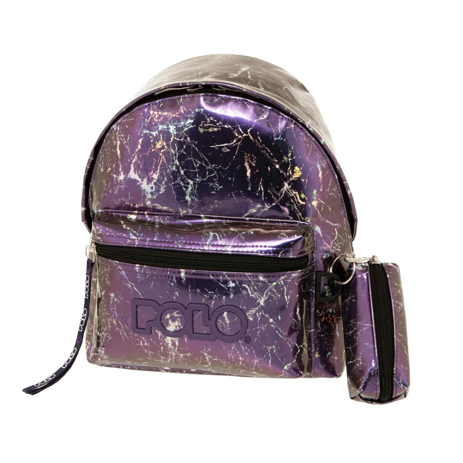 Φωτογραφία προϊόντος: Polo-Σακίδιο Mini Marble-purple Marble
