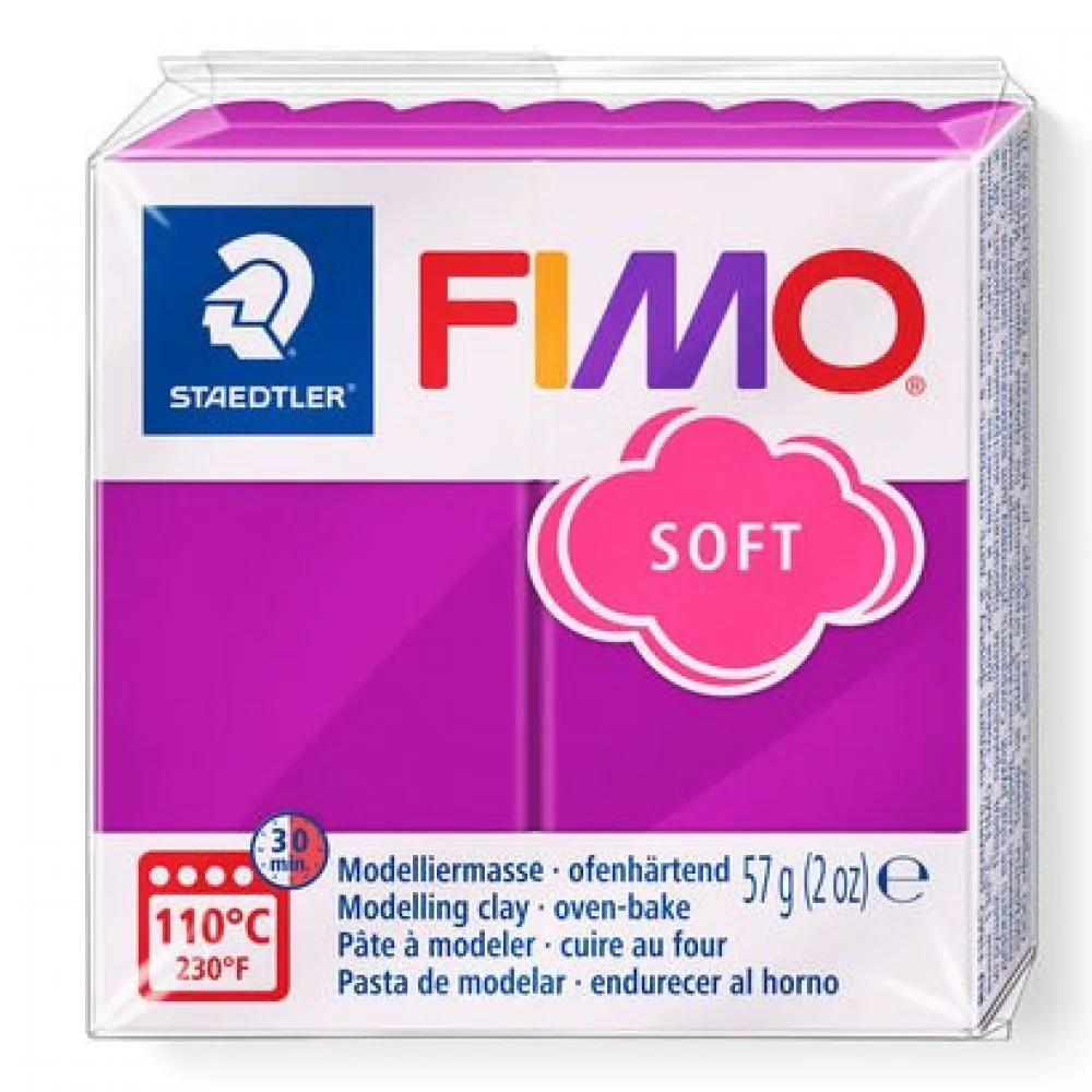 Φωτογραφία προϊόντος: Staedtler Πηλός fimo soft purple violet 57g