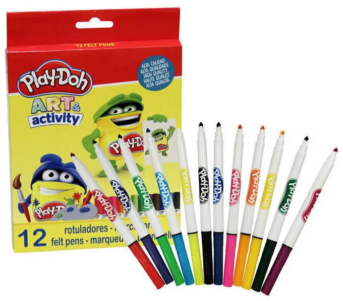 Φωτογραφία προϊόντος: Μαρκαδόροι Play-Doh λεπτοί 12 χρώματα