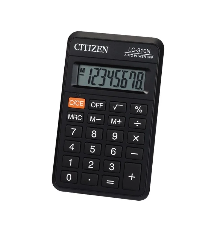 Φωτογραφία προϊόντος: Exas paper Αριθμομηχανή Citizen LC-310N (8 Ψηφίων)