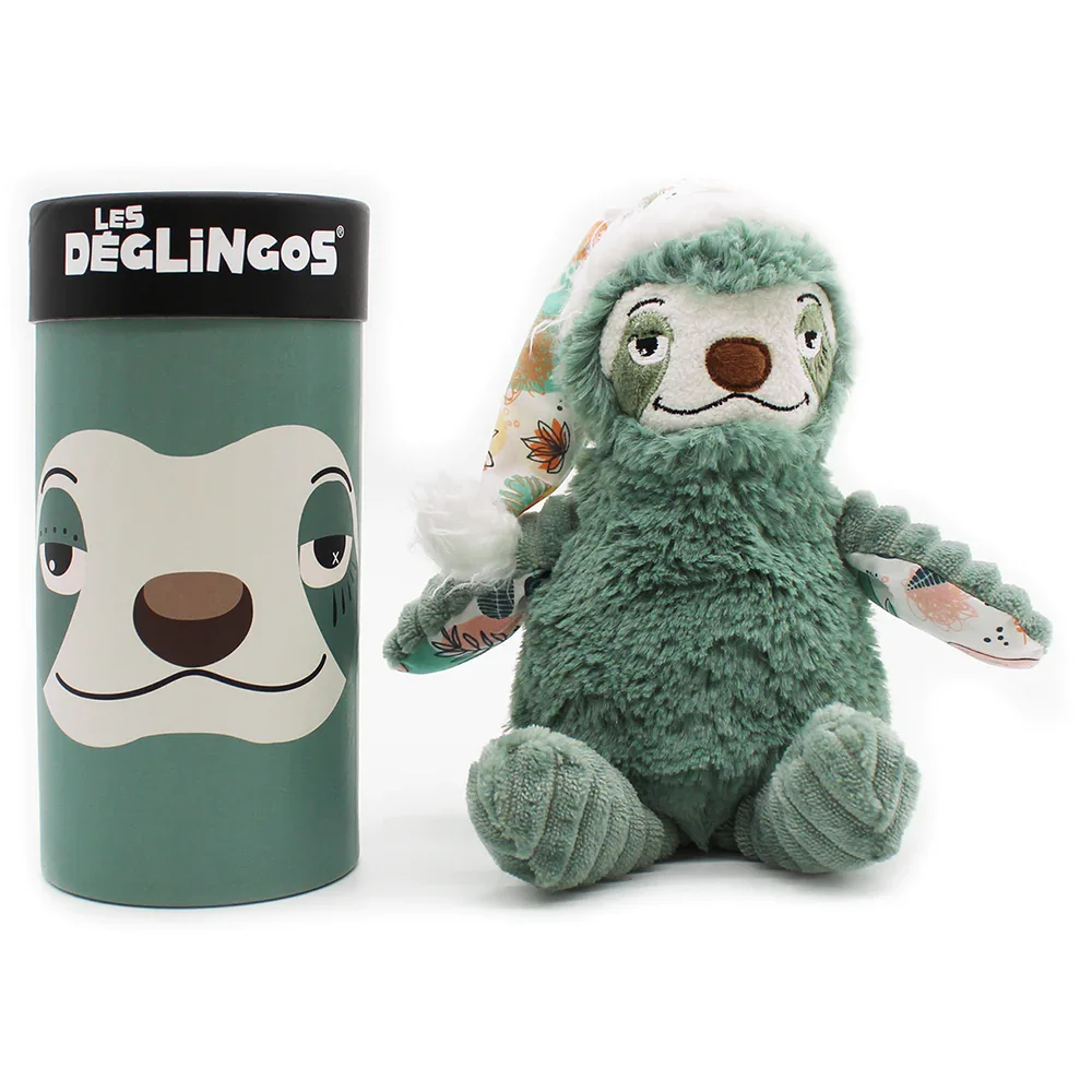 Φωτογραφία προϊόντος: Les Deglingos Plush small Sloth in box 22cm