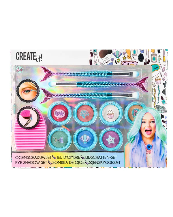 Φωτογραφία προϊόντος: Create It Σετ Σκιές Ματιών +amp; Πινέλα “Γοργόνα”