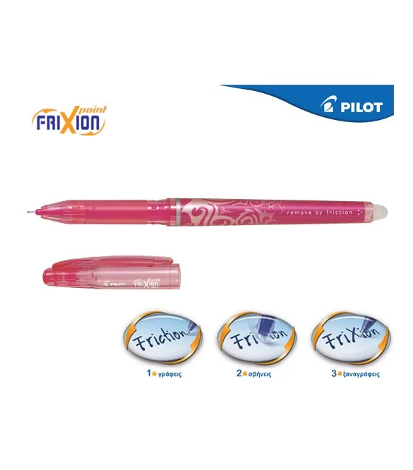 Φωτογραφία προϊόντος: Στυλό pilot frixion point 0.5 ροζ