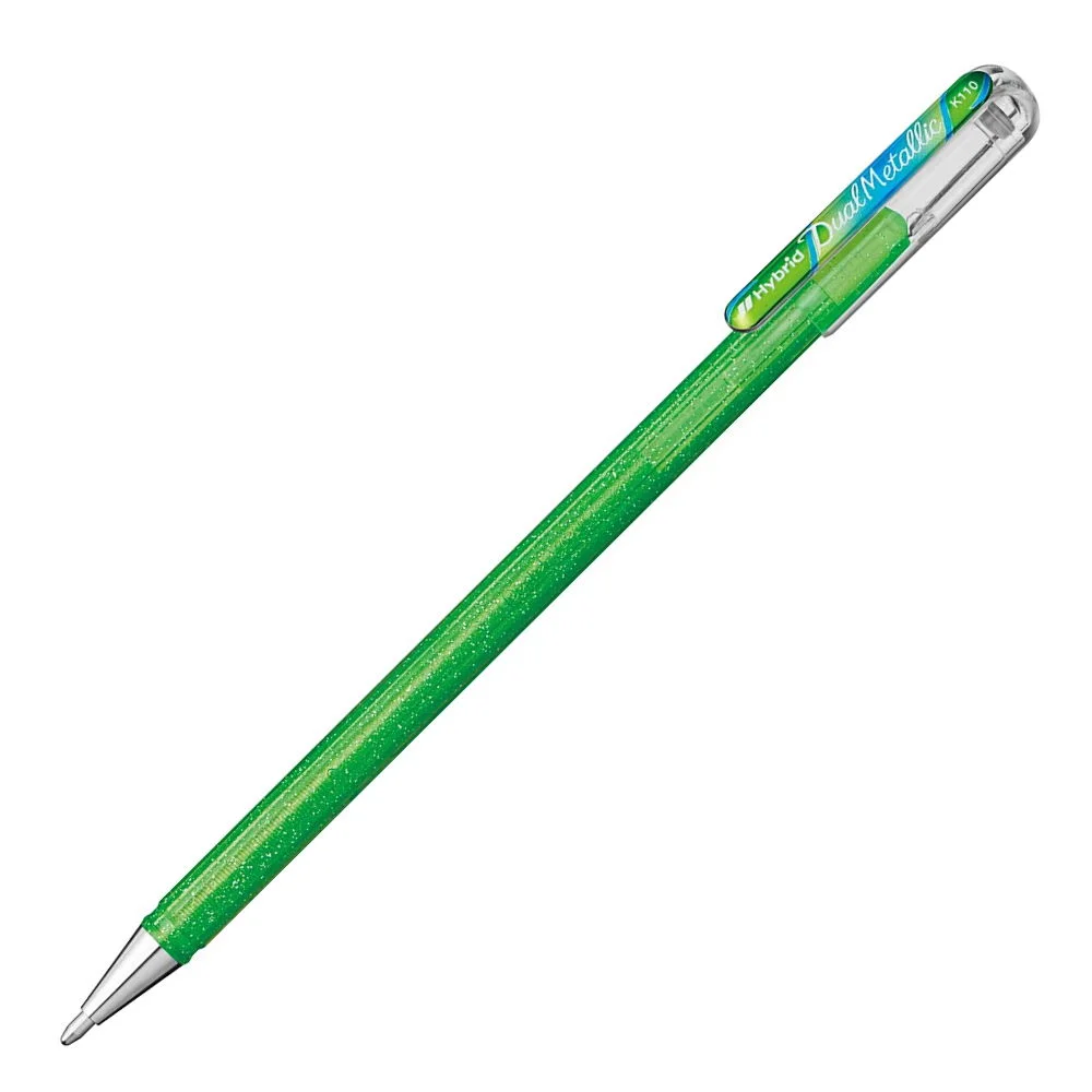 Φωτογραφία προϊόντος: Στυλό pentel dual metallic green pink gold 1.0mm