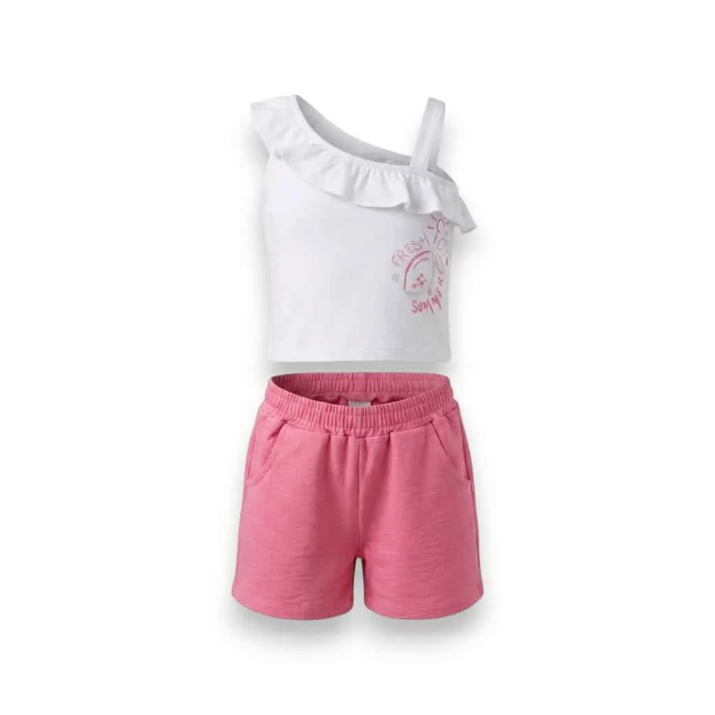 Φωτογραφία προϊόντος: NEK KIDS WEAR 34026 ΠΑΙΔΙΚΟ ΣΕΤ ΓΙΑ ΚΟΡΙΤΣΙ ΡΟΖ ΛΕΥΚΟ 2ΤΜ ΑΠΟ 1-6 ΕΤΩΝ