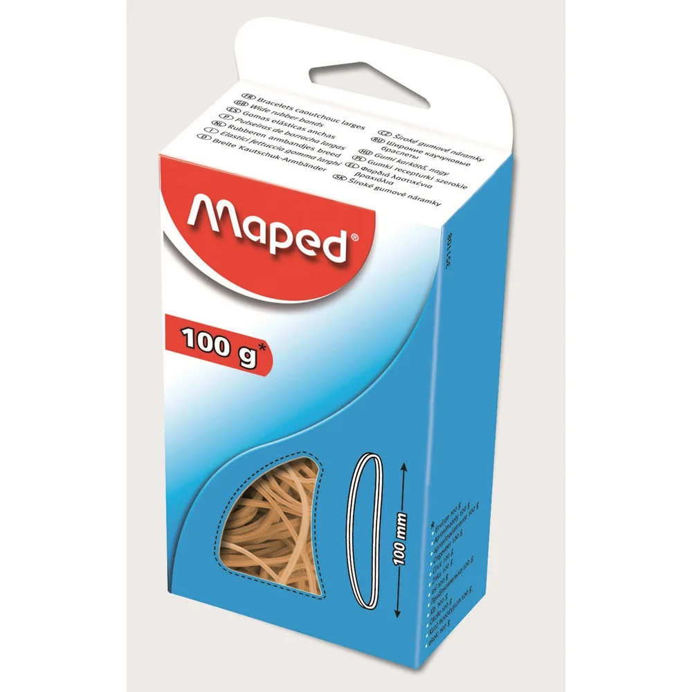 Φωτογραφία προϊόντος: Maped Λάστιχα Ανοιχτόχρωμα 100MM Σε Κουτί 100G