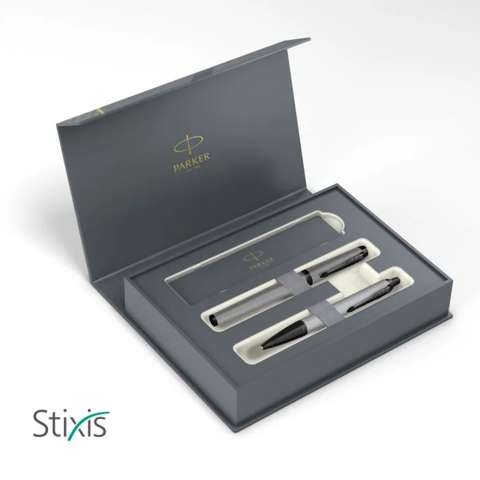 Φωτογραφία προϊόντος: Parker I.M Metal Grey Σετ Στυλό Rollerball + Στυλό