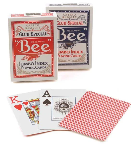 Φωτογραφία προϊόντος: Bicycle Bee Jumbo Index Playing Cards
