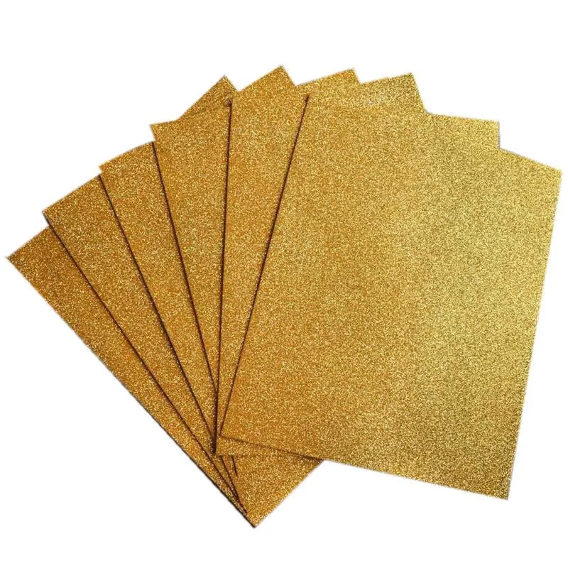 Φωτογραφία προϊόντος: Φύλλα glitter groovy 25χ35cm σετ 10 τεμαχίων χρυσό +amp; ασημί