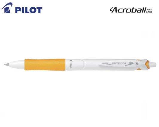 Φωτογραφία προϊόντος: Pilot Στυλό acroball pure white medium πορτοκαλί