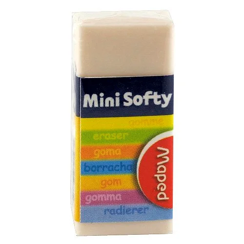 Φωτογραφία προϊόντος: Γόμα maped λευκή mini softy
