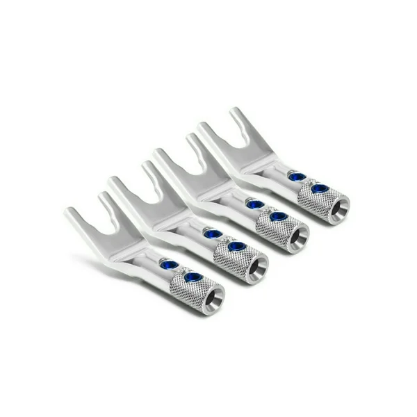 Φωτογραφία προϊόντος: Oyaide SPSL | Silver & Platine Plated Spades Ø4mm (σετ 4 τεμάχια)