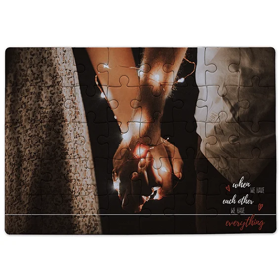 Φωτογραφία προϊόντος: OEM Puzzle When we have each other ! Οριζόντιο A3