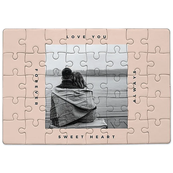 Φωτογραφία προϊόντος: OEM Puzzle Love you always and forever ! Οριζόντιο A4