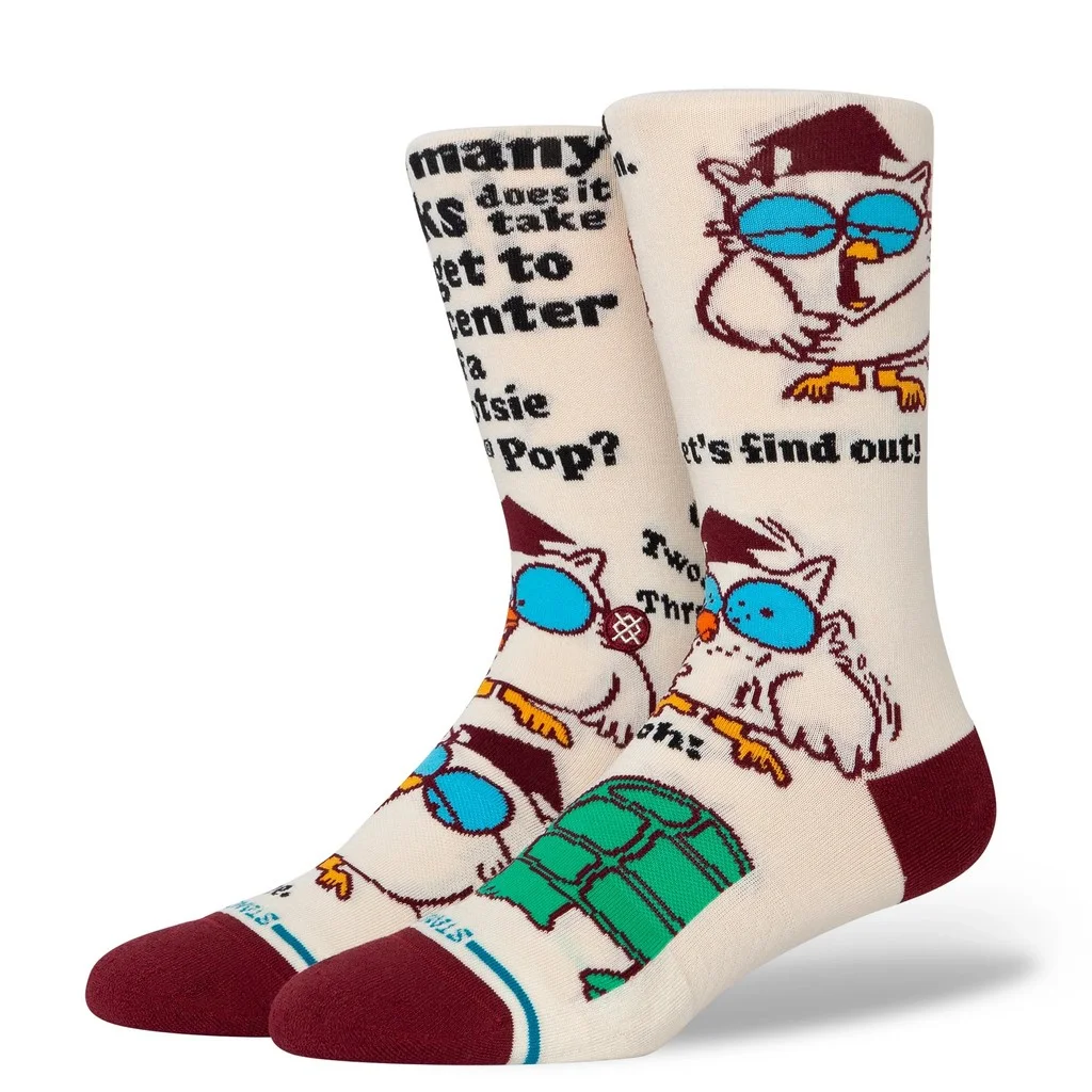 Φωτογραφία προϊόντος: Stance Mr. Owl Crew Socks (canvas)