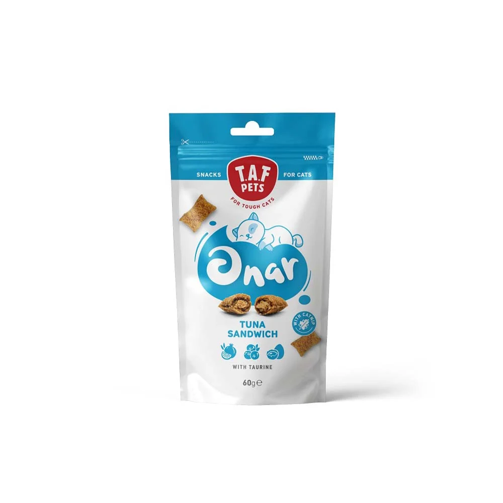 Φωτογραφία προϊόντος: Pet Interest Taf Pets Onar Cat Λιχουδιές Γάτας Snack Fish 60g
