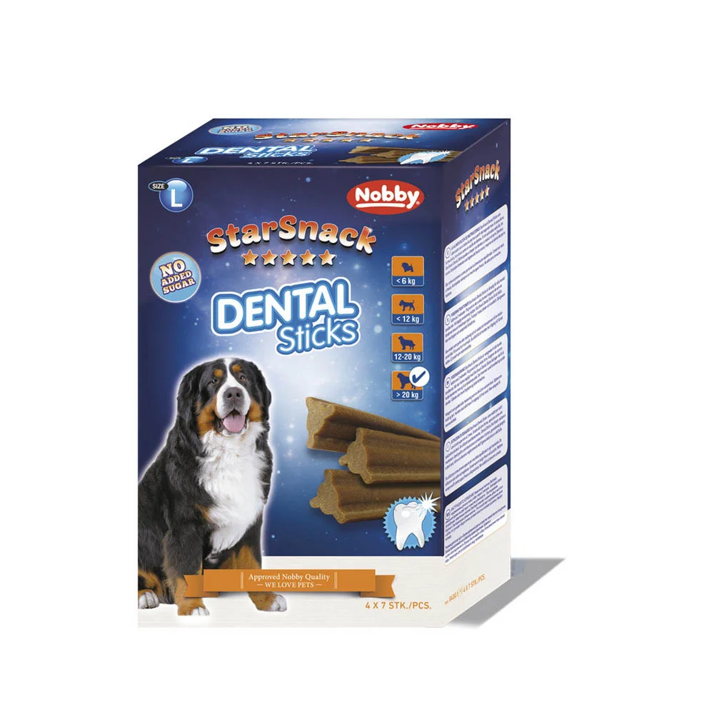 Φωτογραφία προϊόντος: Nobby StarSnack Οδοντικό Στικ Dental Large 28τμχ 840gr
