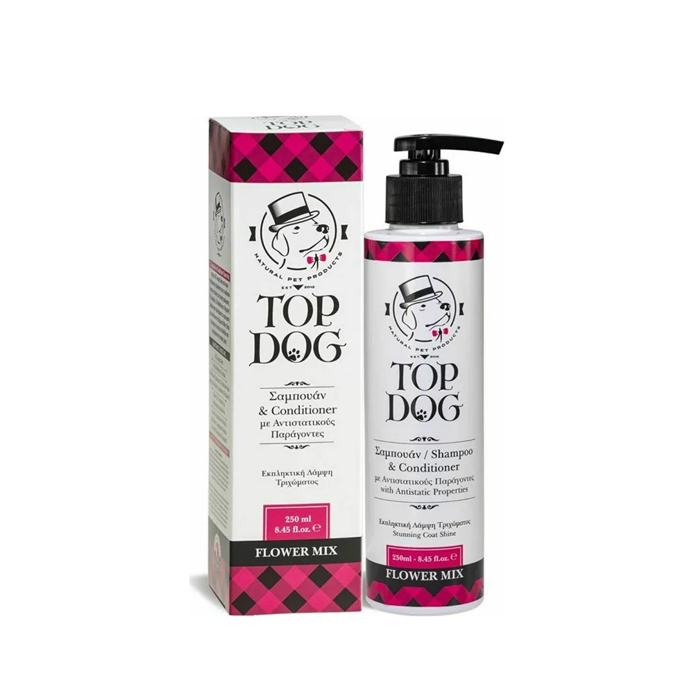 Φωτογραφία προϊόντος: TopDog Top Dog Conditioner Σαμπουάν Σκύλου Flower Mix 250ml