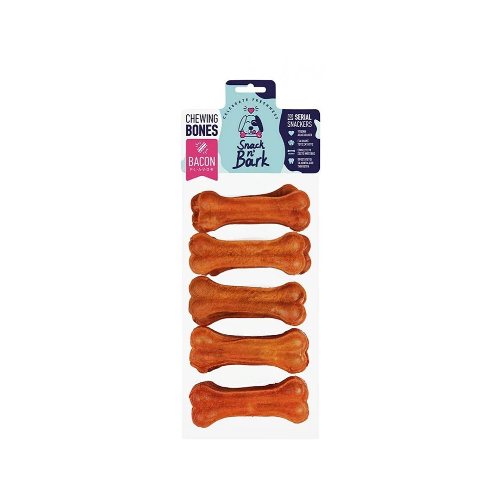 Φωτογραφία προϊόντος: Celebrate Freshness Snack n’ Bark Συμπαγή Κόκκαλο με γεύση Μπέικον 8cm 20gr 10τμχ