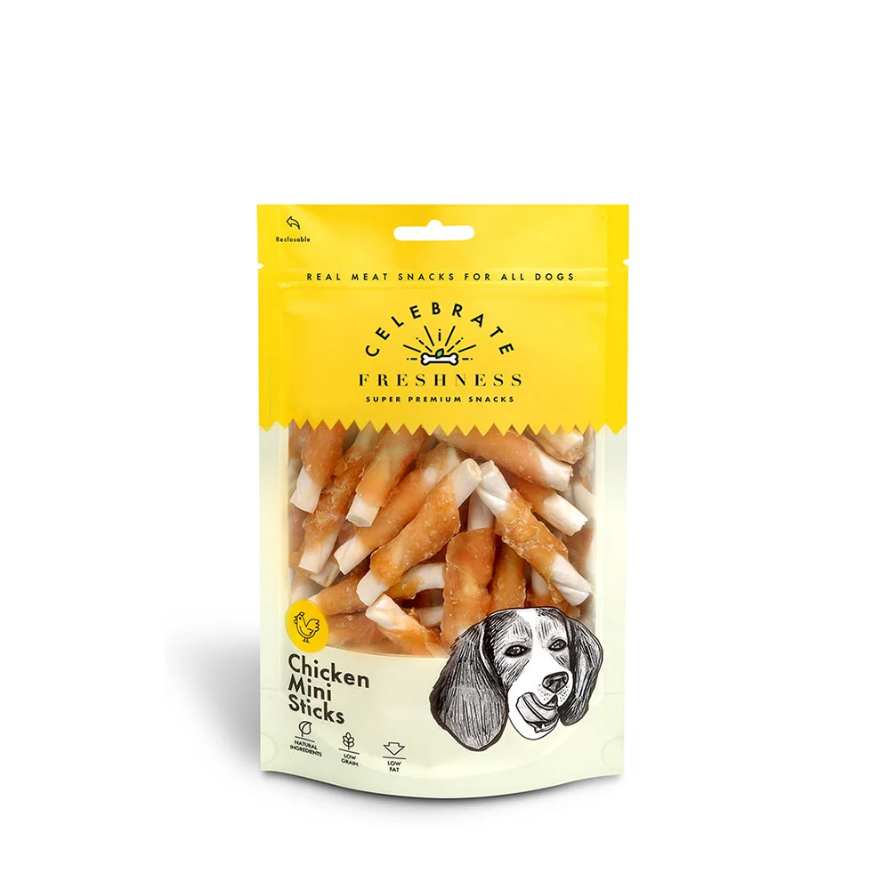 Φωτογραφία προϊόντος: Celebrate Freshness Λιχουδιές Σκύλου Chicken Mini Sticks 100gr
