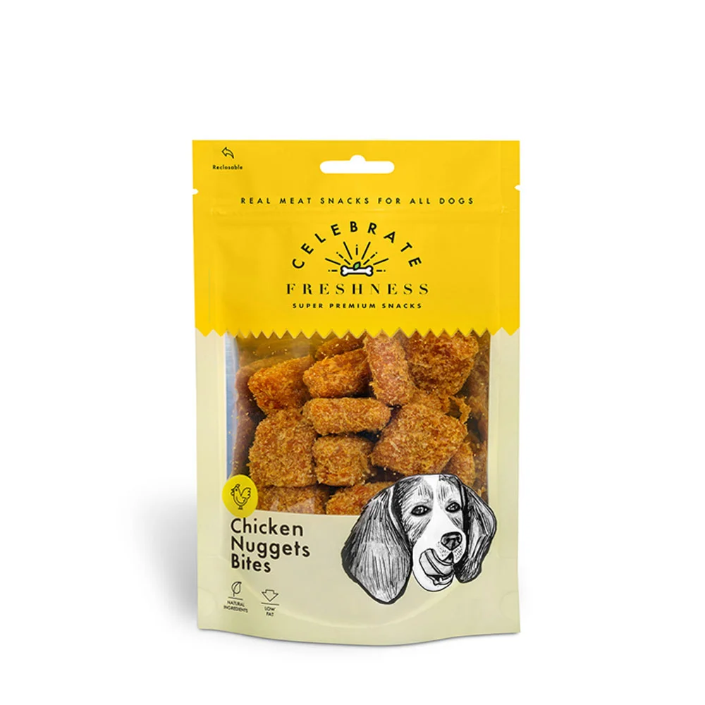 Φωτογραφία προϊόντος: Celebrate Freshness Λιχουδιές Σκύλου Chicken Nuggets Bites 100gr