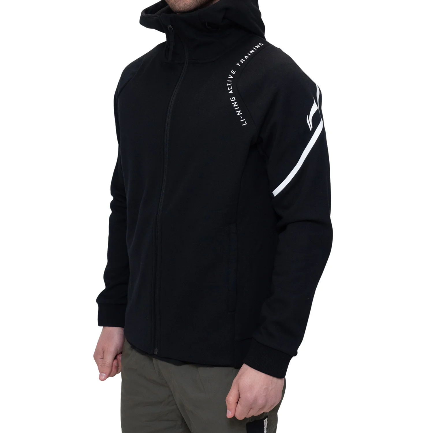 Φωτογραφία προϊόντος: Ανδρικό Φούτερ Li Ning ACTIVE TRAINING FZ KNIT HOODIE - ΜΑΥΡΟ